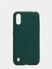Зеленый чехол Samsung Galaxy A01 / M01 / Самсунг Галакси А01 / М01 силиконовый цветной матовый