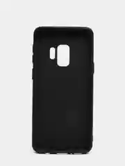 Черный чехол Samsung Galaxy S9, Самсунг Галакси С9 силиконовый цветной матовый