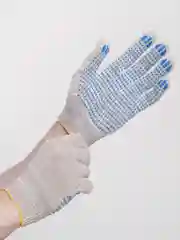 Перчатки х/б с ПВХ, 5 ниток, точка, 5 пар