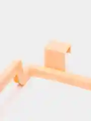 Горчичный подвесной держатель для мусорных пакетов