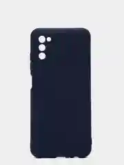 Темно-синий чехол Samsung Galaxy A03s силиконовый