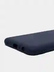 Темно-синий чехол Samsung Galaxy A03s силиконовый