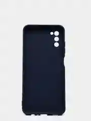 Темно-синий чехол Samsung Galaxy A03s силиконовый