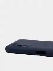 Темно-синий чехол Samsung Galaxy A03s силиконовый