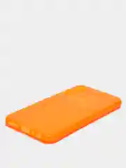 Оранжевый чехол Xiaomi Redmi Note 8, Note 8 2021, Редми Нот 8 прозрачный плотный неоновый с оттенком