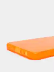 Оранжевый чехол Xiaomi Redmi Note 8, Note 8 2021, Редми Нот 8 прозрачный плотный неоновый с оттенком