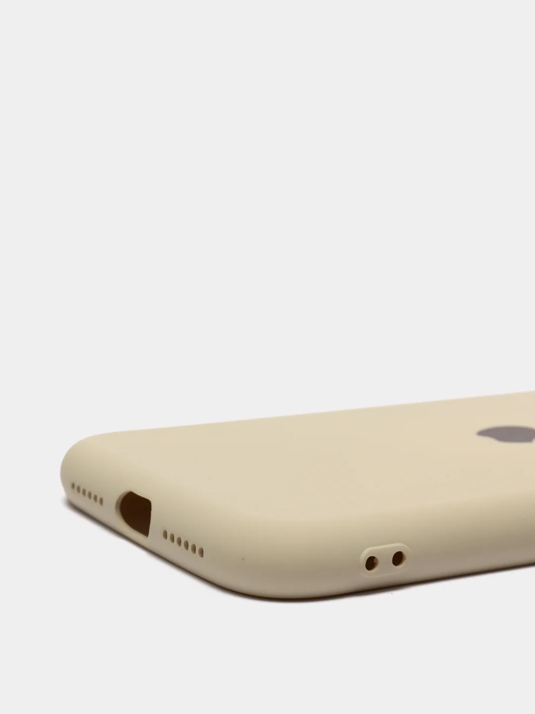 Бежевый чехол на iPhone 11, 13, 12, XR, Pro, Max, Mini, бархатный