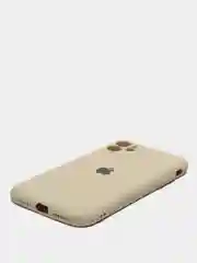 Бежевый чехол на iPhone 11, 13, 12, XR, Pro, Max, Mini, бархатный