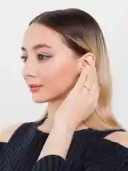 Серебряный кольца серебряные, парные, с полудрагоценными камнями