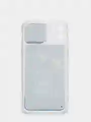 Темно-синий чехол iPhone 11 силиконовый переливающийся жидкий с блестками и защитой камеры