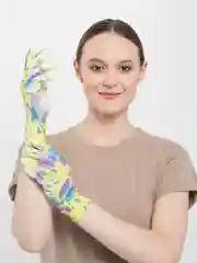 Салатовый перчатки садовые