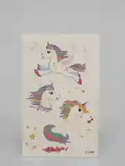 Черный татуировки "Единороги, мультяшные животные", 12*7,5 см
