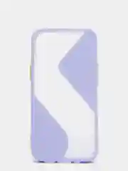 Лавандовый чехол Apple iPhone 12 Mini пластиковый, матовый, с цветными кнопками