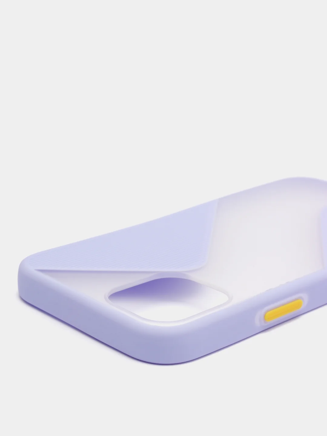Лавандовый чехол Apple iPhone 12 Mini пластиковый, матовый, с цветными кнопками