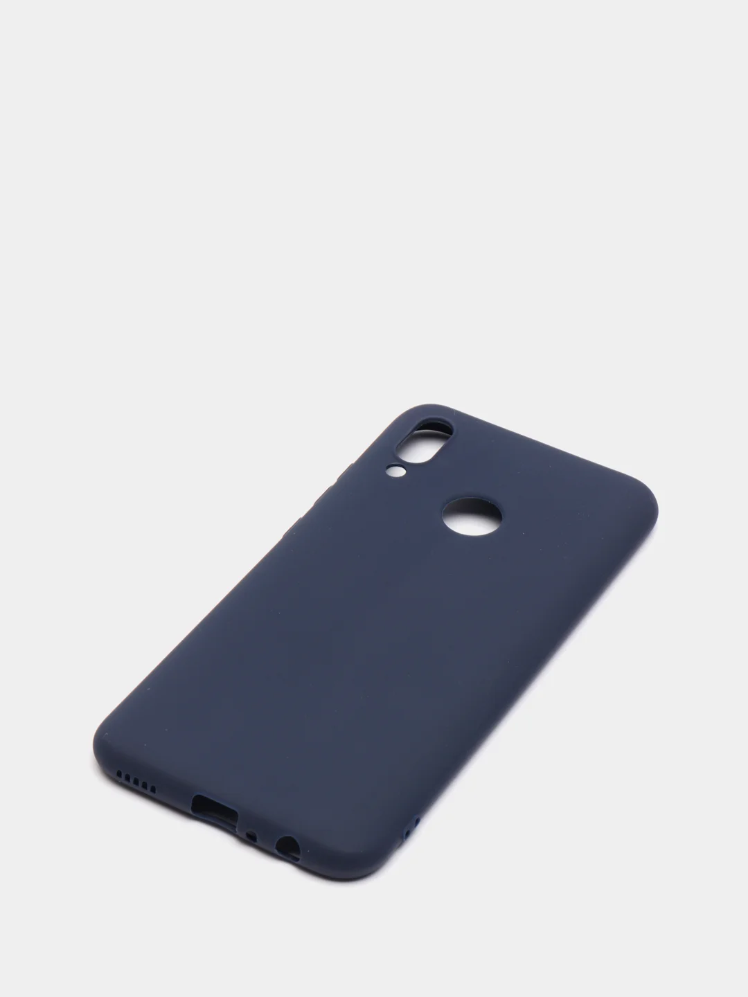 Темно-синий чехол для Huawei Honor 10 Lite, P Smart 2019 цветной силиконовый матовый