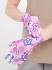 Фиолетовый перчатки садовые