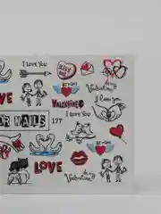 Слайдер для дизайна ногтей Love, на белый фон, 177