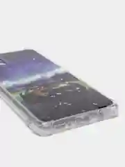 Индиго чехол Samsung Galaxy A71, Самсунг Галакси А71 силиконовый с рисунком и усиленными углами