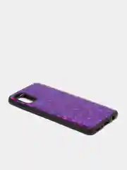Индиго чехол Samsung Galaxy A41, Самсунг Галакси А41 силиконовый, имитация змеиной кожи