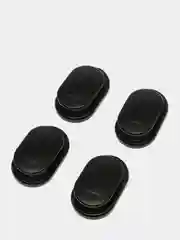 Держатели Baseus Black, в форме крючка, комплект 4 штуки