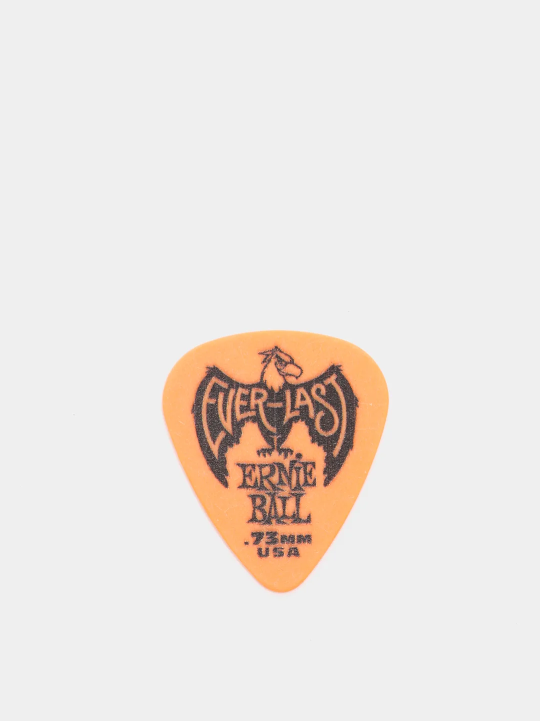 Оранжевый медиатор гитарный Ernie Ball, с противоскользящим покрытием, разноцветные