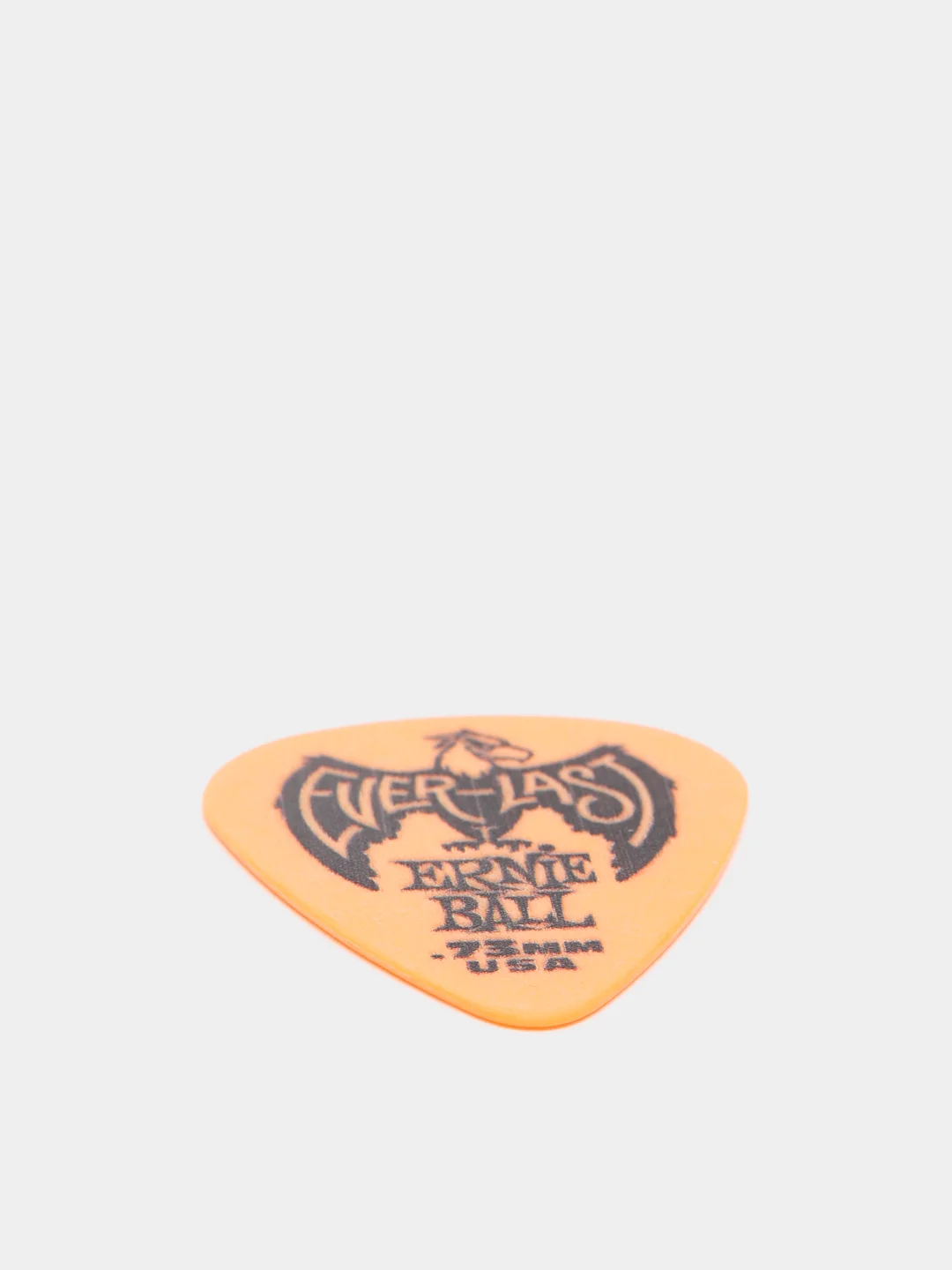 Оранжевый медиатор гитарный Ernie Ball, с противоскользящим покрытием, разноцветные