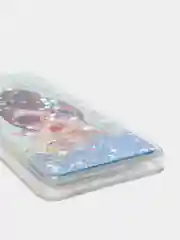 Ледяной чехол Samsung Galaxy S21, S21+ / S21 Plus силиконовый, переливающийся, жидкий, с блестками