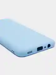 Небесно-голубой чехол Samsung Galaxy A03. Самсунг Галакси А03 силиконовый