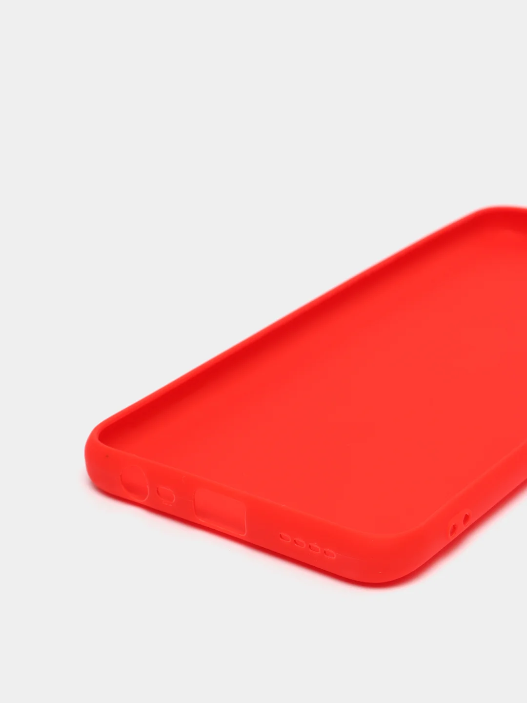 Красный чехол Realme 8 / 8 Pro, силиконовый матовый, soft touch