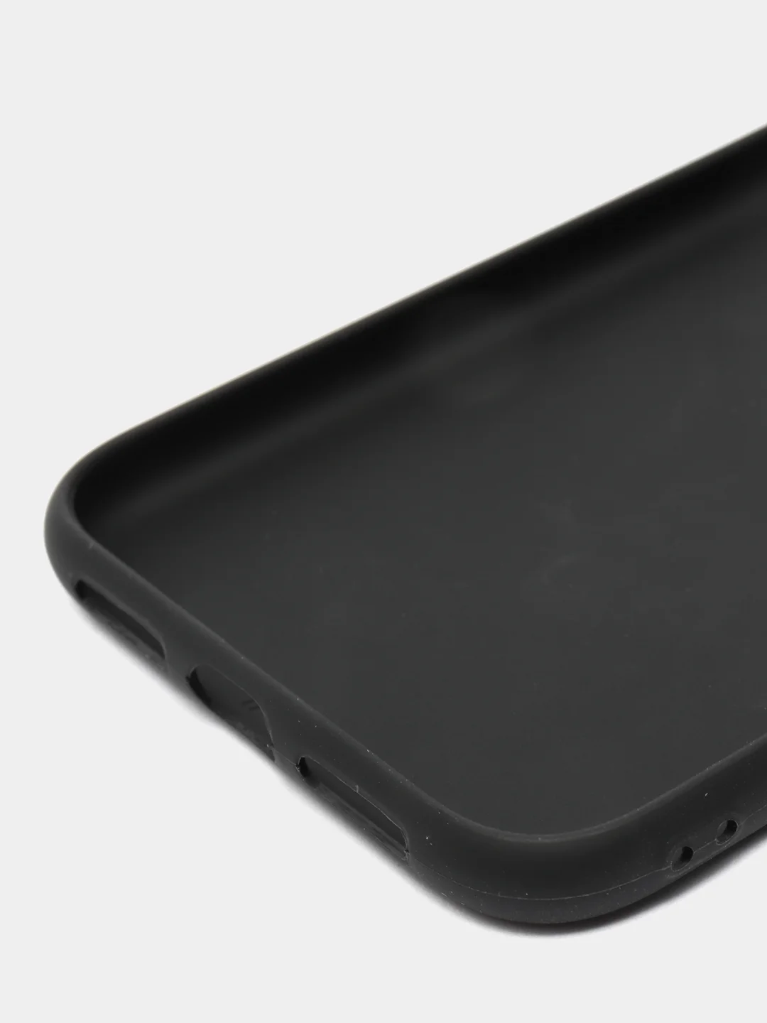 Коричневый силиконовый чехол с надписями для iPhone X/Xs, Xr, 11, 12/12Pro, 13/13Pro, 14/14Pro