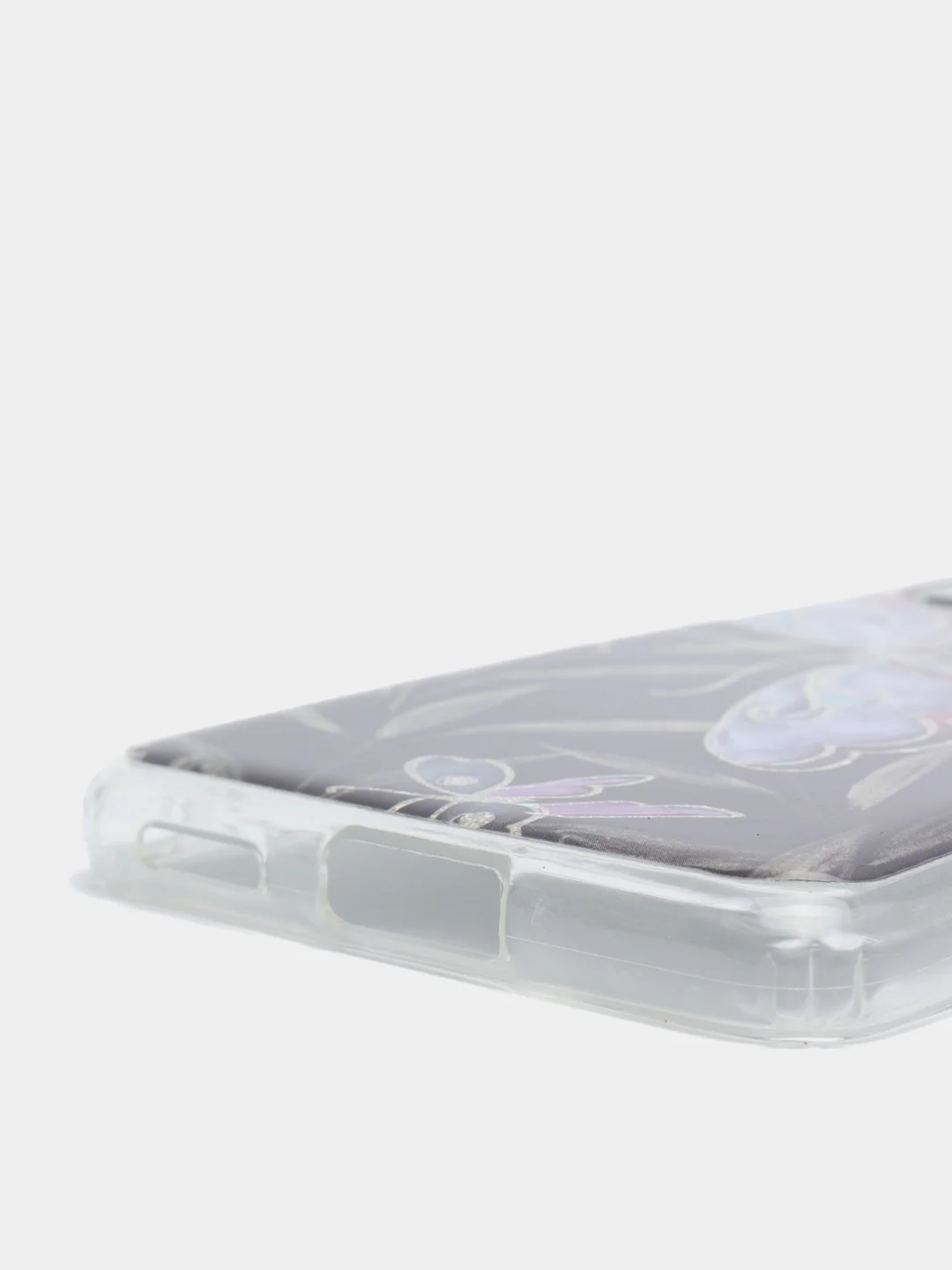 Черный чехол для Huawei Y5p/Y6p/P30 Lite/P40/P40 Lite/P40 Pro/Honor 9C/9S/30/30s/30 Pro, блестки