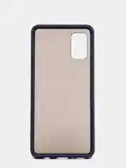 Темно-синий чехол Samsung Galaxy A41, Самсунг Галакси А41 пластиковый матовый с цветными кнопками