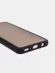 Черный чехол Samsung Galaxy A41, Самсунг Галакси А41 пластиковый матовый с цветными кнопками