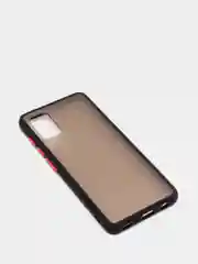 Черный чехол Samsung Galaxy A41, Самсунг Галакси А41 пластиковый матовый с цветными кнопками