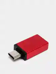 Красный otg адаптер USB Type-C - USB 3.0