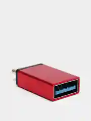 Красный otg адаптер USB Type-C - USB 3.0