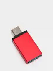 Красный otg адаптер USB Type-C - USB 3.0