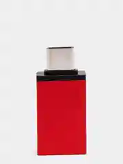 Красный otg адаптер USB Type-C - USB 3.0