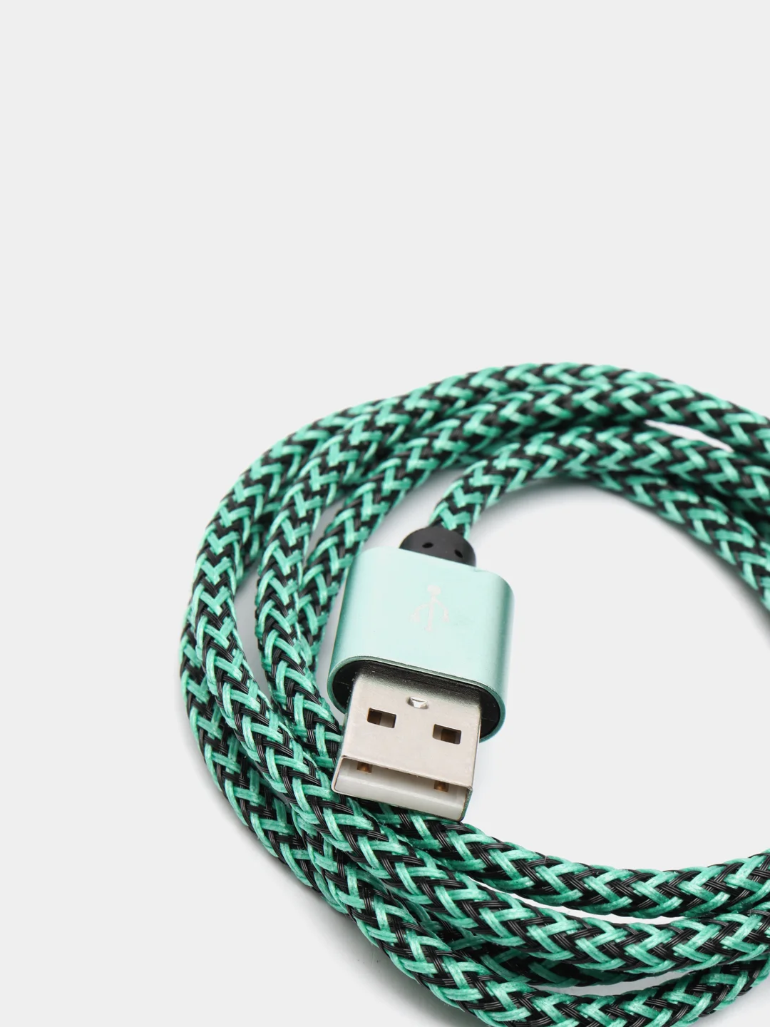 Зеленый кабель micro USB, Type-C, для зарядки и передачи данных