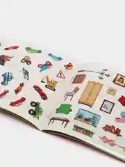 Терракотовый книга с наклейками "100 наклеек"
