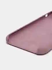 Тёмно-розовый чехол не пачкающийся с бархатом внутри iPhone XR