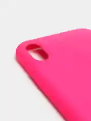Фуксия чехол не пачкающийся с бархатом внутри iPhone XR