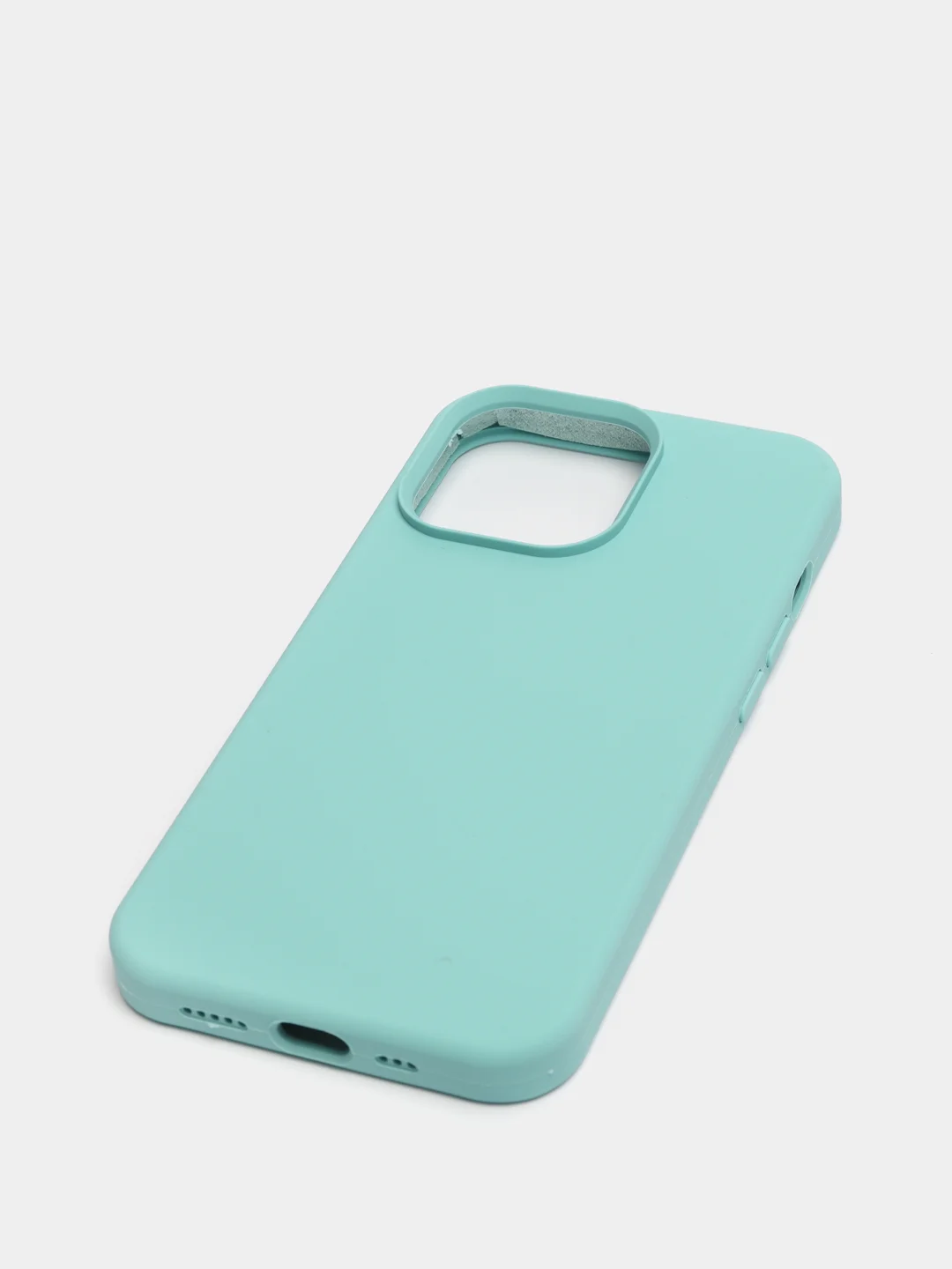 Бирюзовый чехол не пачкающийся Iphone 13 PRO