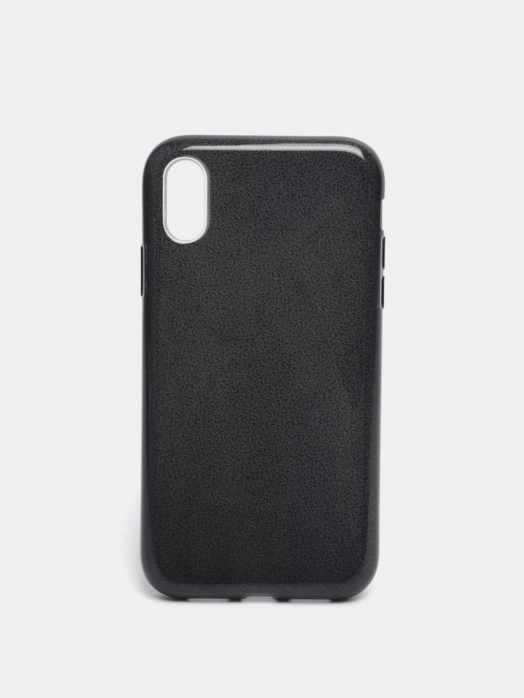 Угольный чехол блестящий для iPhone XR