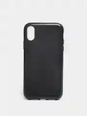 Угольный чехол блестящий для iPhone XR