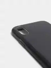 Угольный чехол блестящий для iPhone XR