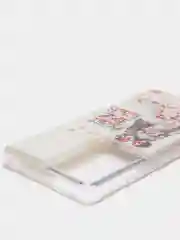 Белый чехол Samsung Galaxy S21 Ultra, Галакси С21 силиконовый переливающийся, жидкий с блестками