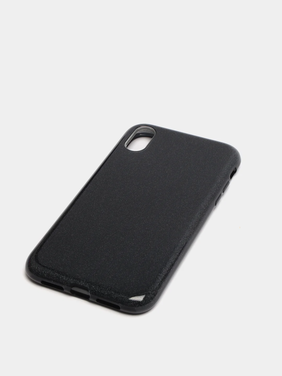 Угольный чехол блестящий для iPhone XR