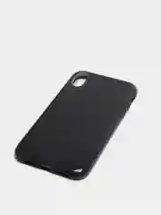 Угольный чехол блестящий для iPhone XR