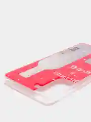 Вишнёвый чехол Samsung Galaxy S21, S21+, Галакси С21, С21+ силиконовый с рисунком и блестками